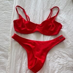 Red Bikini Set
